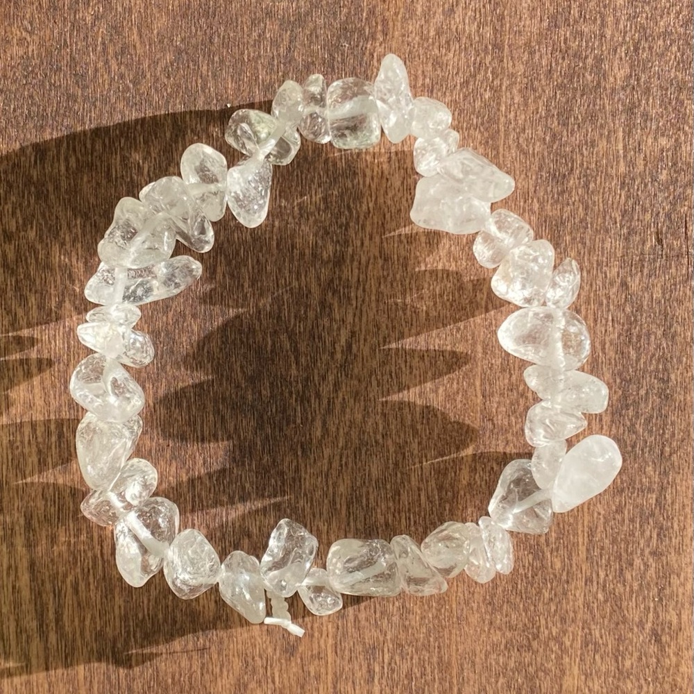 Clear Quartz Crystal Bracelet